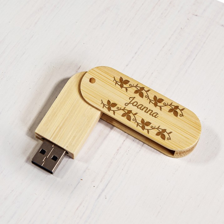 Prezenty z okazji dnia kobiet - grawerowany pendrive 