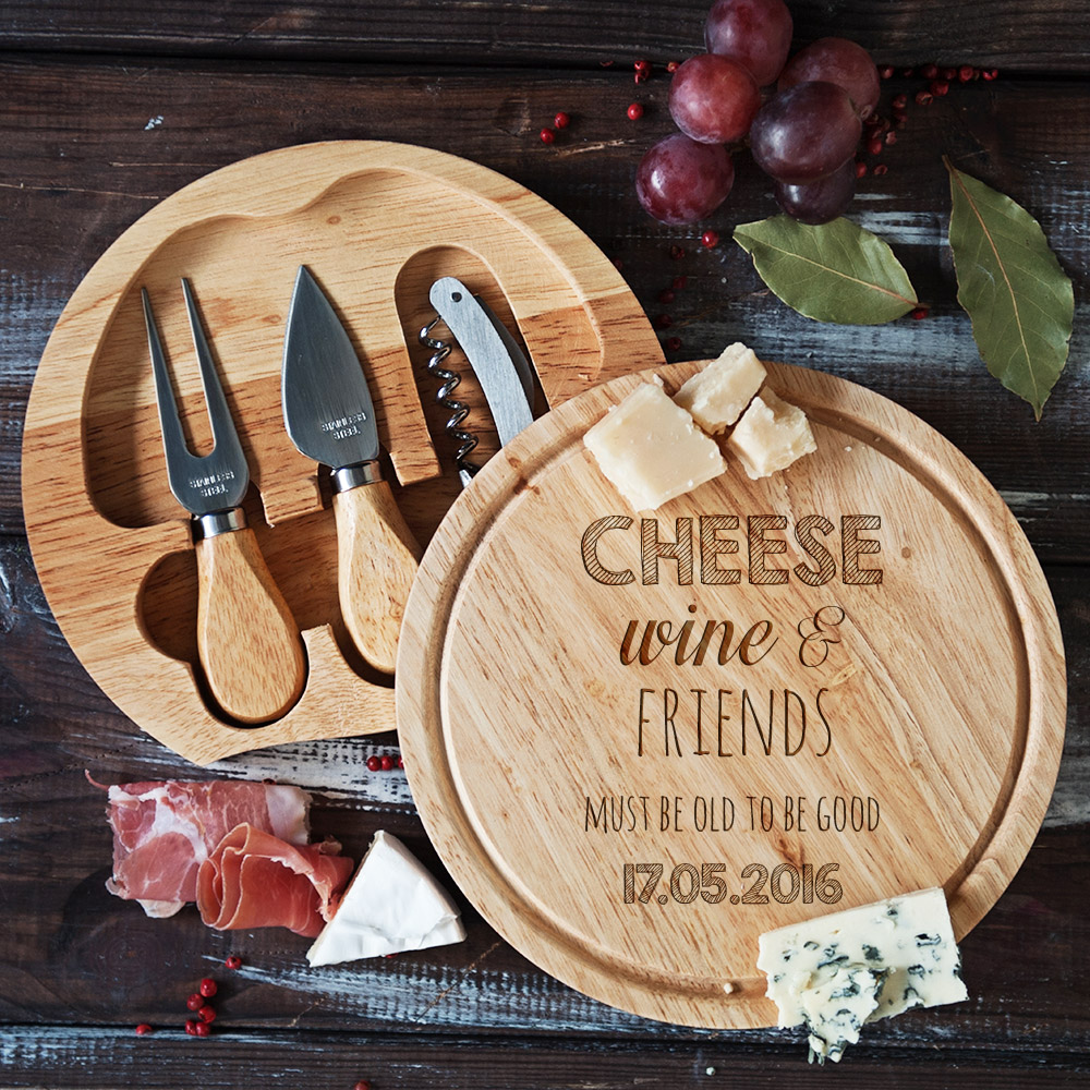 Pomysły na prezent z okazji nadchodzącej jesieni - deska do sera