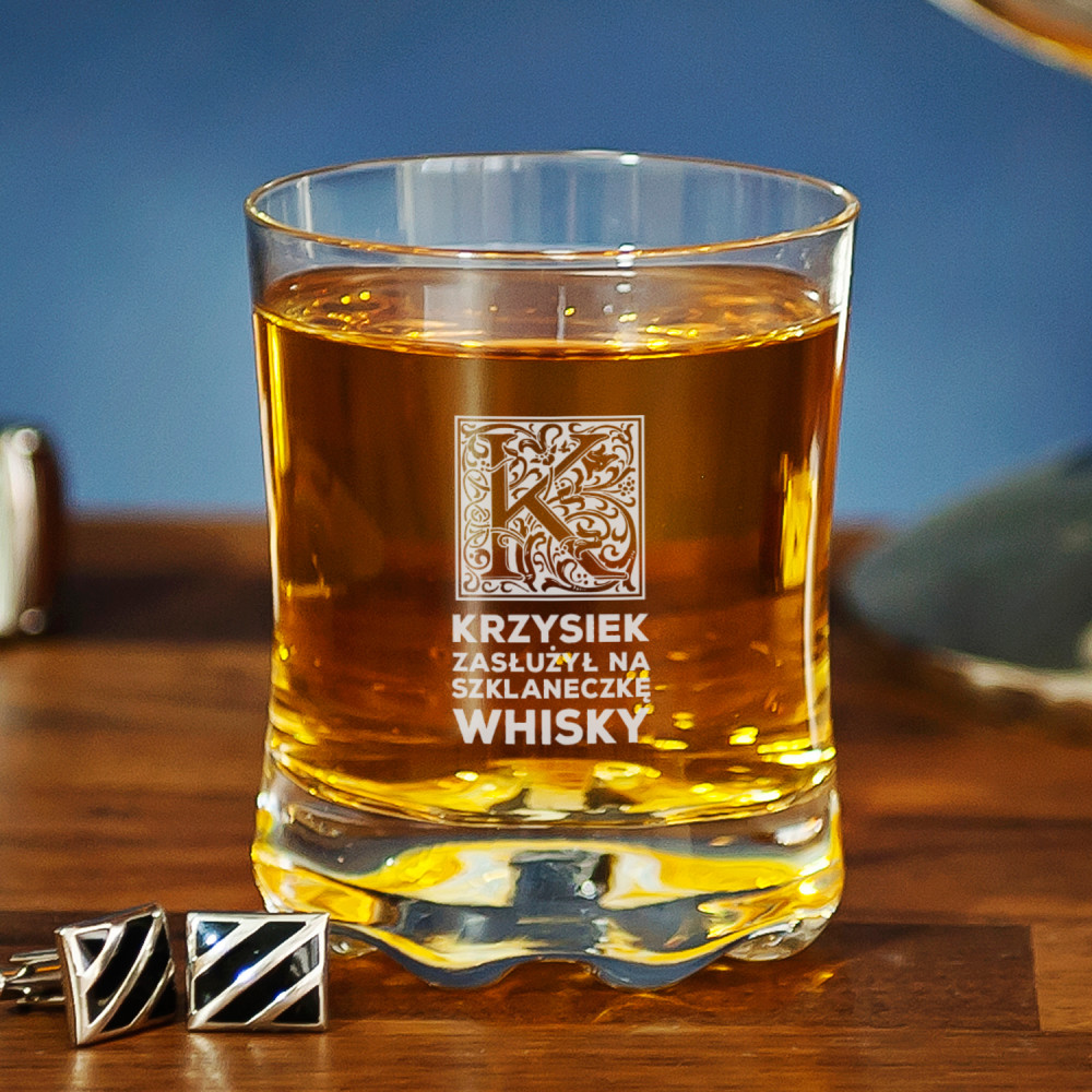 szklanka do whisky - grawer na szkle
