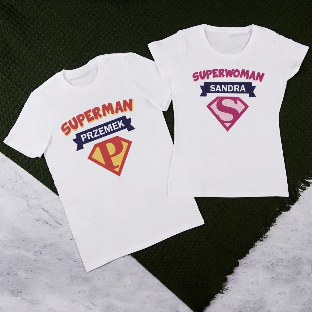 superman superwoman - koszulki dla par