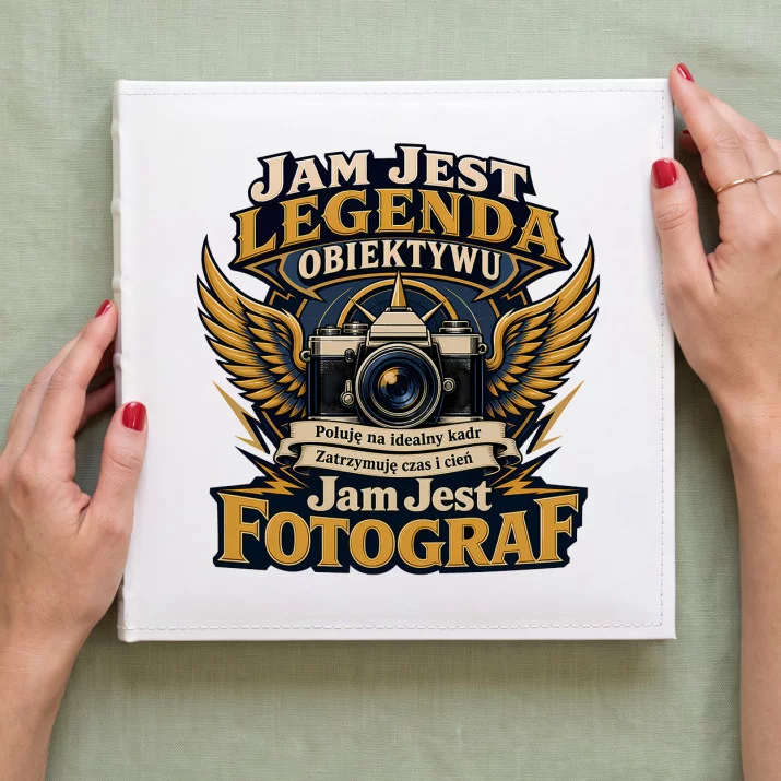 Album Na Zdjęcia Tradycyjny Dla Fotografa Prezent Dla Mężczyzny: Legenda Obiektywu Album Na Zdjęcia Tradycyjny Dla Fotografa Prezent Dla Mężczyzny: Legenda Obiektywu