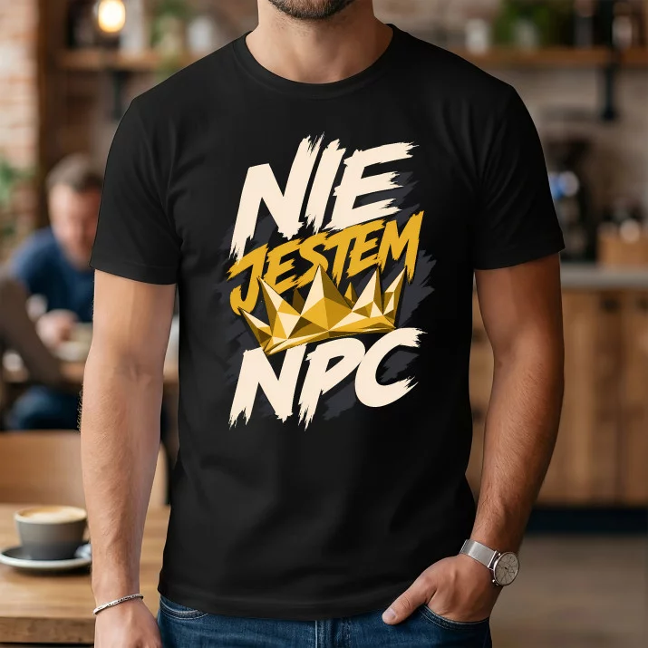 Koszulka Męska Dla Młodego Mężczyzny Prezent Dla Mężczyzny: Npc