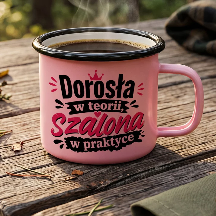 Kubek Emaliowany Na 19 Urodziny Prezent Dla Kobiety: Dorosłość Z Humorem Kubek Emaliowany Na 19 Urodziny Prezent Dla Kobiety: Dorosłość Z Humorem