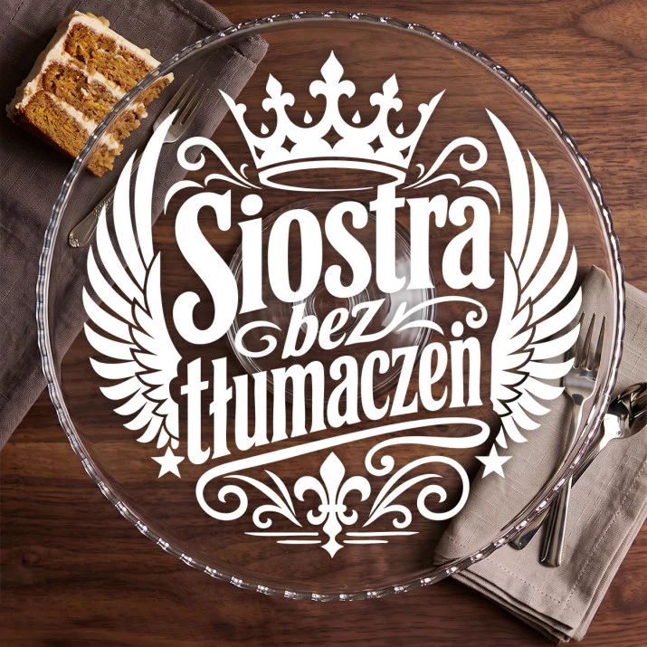 Patera Na Ciasto Dla Siostry Prezent Dla Kobiety: Manifest Siostry Patera Na Ciasto Dla Siostry Prezent Dla Kobiety: Manifest Siostry