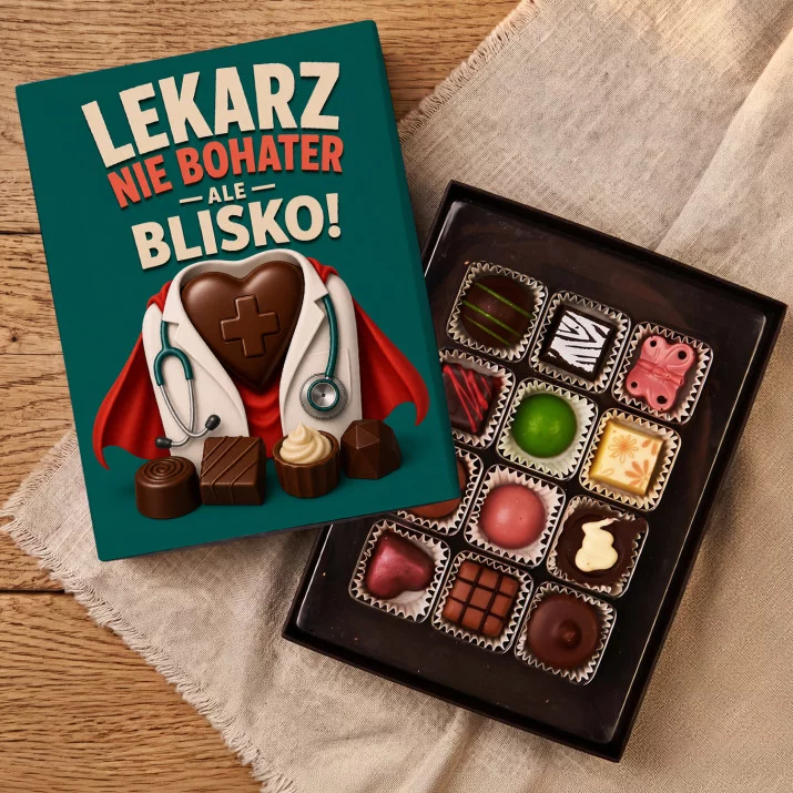 Czekoladki Dla Lekarza Prezent Dla Mężczyzny: Lekarz Nie Bohater Czekoladki Dla Lekarza Prezent Dla Mężczyzny: Lekarz Nie Bohater