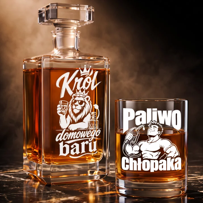 Zestaw Do Whisky Dla Chłopaka Prezent Na Dzień Chłopaka Dla Mężczyzny: Barowy Humor