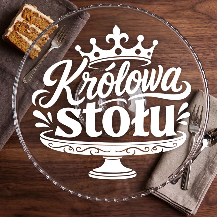Patera Na Ciasto Dla Kobiety Prezent Dla Kobiety: Kobieca Królewskość Patera Na Ciasto Dla Kobiety Prezent Dla Kobiety: Kobieca Królewskość