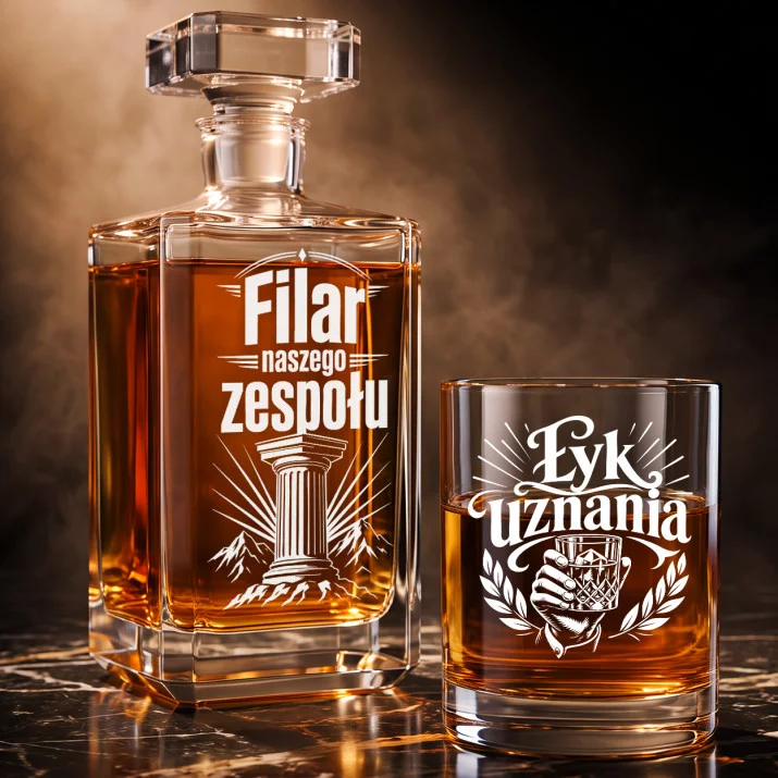 Zestaw Do Whisky Dla Pracownika Prezent Dla Mężczyzny: Filar Naszego Zespołu Zestaw Do Whisky Dla Pracownika Prezent Dla Mężczyzny: Filar Naszego Zespołu