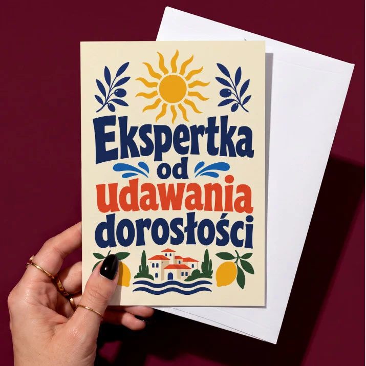 Kartka z Życzeniami Dla 28 Latki Na 25 Urodziny Dla Kobiety: Śródziemnomorski Suchy Kartka z Życzeniami Dla 28 Latki Na 25 Urodziny Dla Kobiety: Śródziemnomorski Suchy