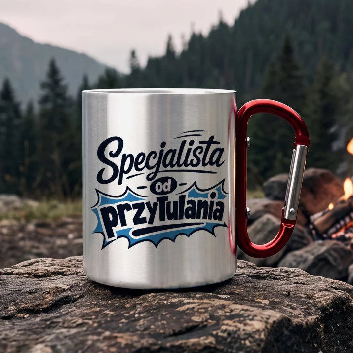 Kubek Metalowy z Karabińczykiem Dla Chłopaka Prezent Na Dzień Chłopaka Dla Mężczyzny: Przytulny Humor Kubek Metalowy z Karabińczykiem Dla Chłopaka Prezent Na Dzień Chłopaka Dla Mężczyzny: Przytulny Humor