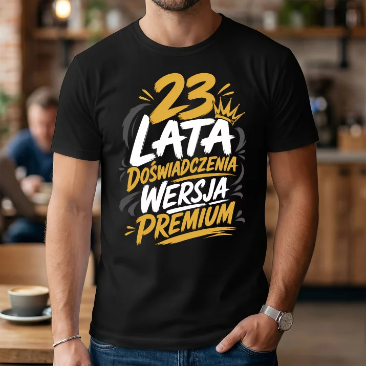 Koszulka Męska Dla 23 Latka Prezent Na 20 Urodziny Dla Mężczyzny: Wersja Premium
