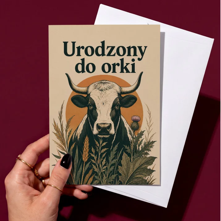 Kartka z Życzeniami Dla Rolnika Dla Mężczyzny: Sielskie Pole