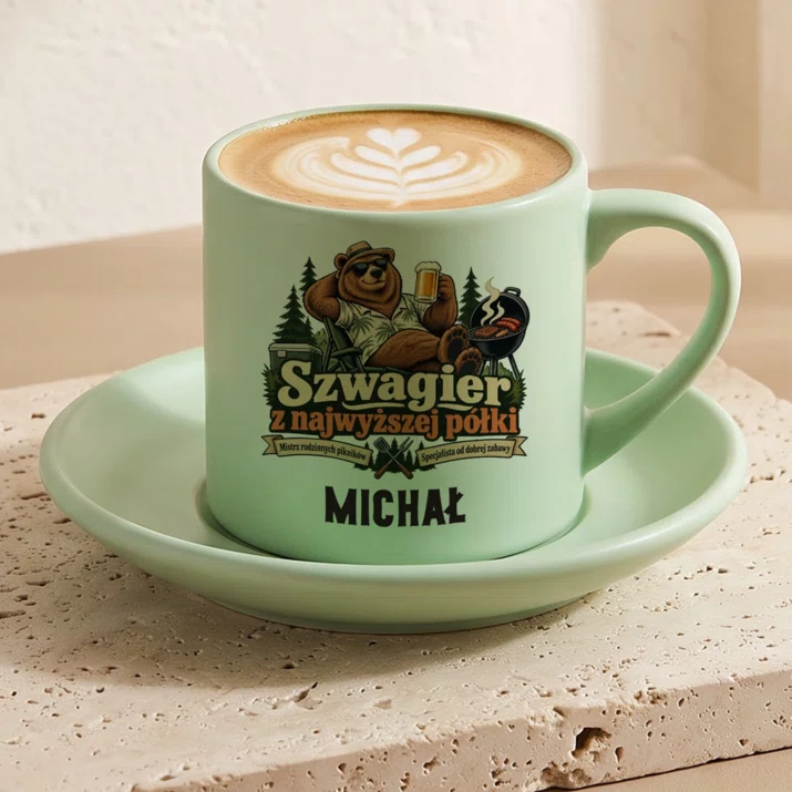 Filiżanka Personalizowana Dla Szwagra Prezent Dla Mężczyzny: Szwagier Z Najwyższej Filiżanka Personalizowana Dla Szwagra Prezent Dla Mężczyzny: Szwagier Z Najwyższej