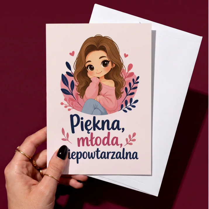 Kartka z Życzeniami Dla 24 Latki Na 20 Urodziny Dla Kobiety: Młodzieńczy Blask Kartka z Życzeniami Dla 24 Latki Na 20 Urodziny Dla Kobiety: Młodzieńczy Blask