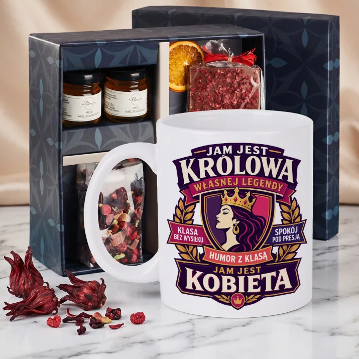 Zestaw Prezenowy Z Kubkiem Na 40 Na 40 Urodziny: Jam Jest Legenda Zestaw Prezenowy Z Kubkiem Na 40 Na 40 Urodziny: Jam Jest Legenda