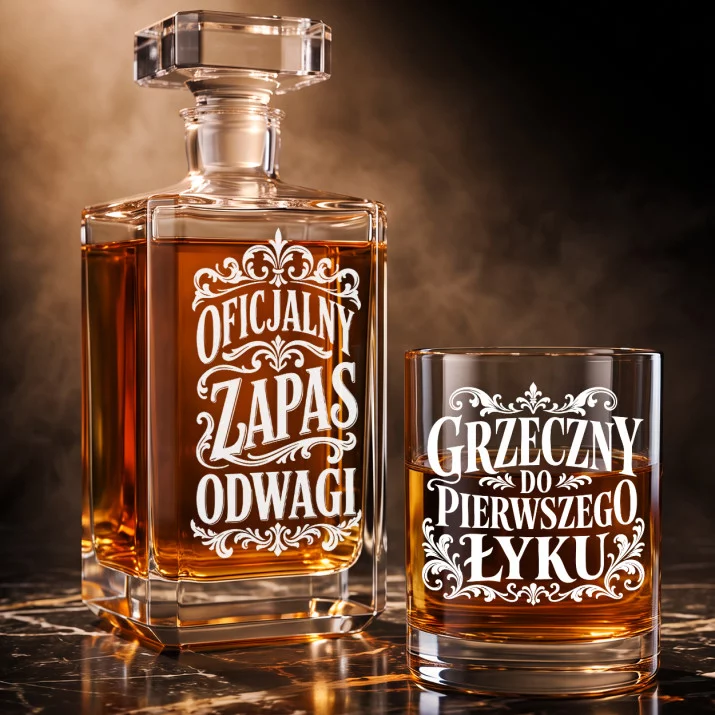 Zestaw Do Whisky Na Imieniny Prezent Dla Mężczyzny: Oficjalny Zapas Odwagi Zestaw Do Whisky Na Imieniny Prezent Dla Mężczyzny: Oficjalny Zapas Odwagi