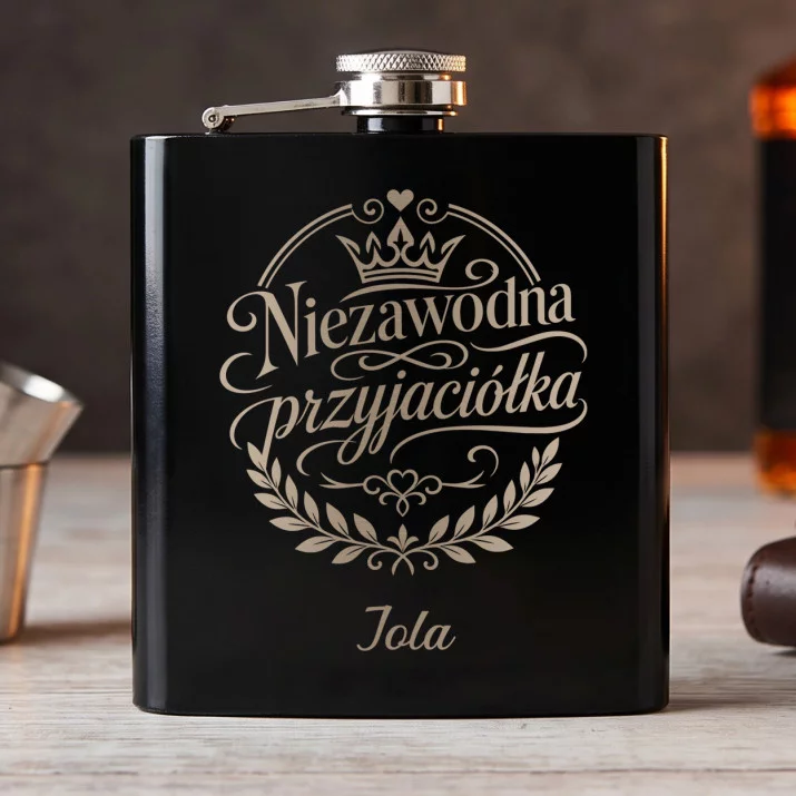 Piersiówka Z Grawerem Dla Przyjaciółki Prezent Dla Kobiety: Szlachetna Przyjaźń Piersiówka Z Grawerem Dla Przyjaciółki Prezent Dla Kobiety: Szlachetna Przyjaźń