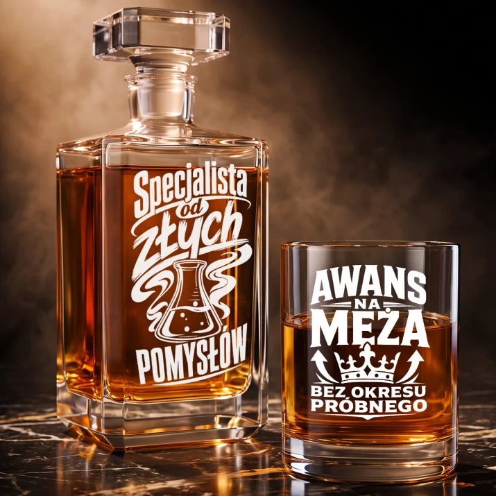Zestaw Do Whisky Na Kawalerski Prezent Dla Mężczyzny: Subtelny Sarkazm Zestaw Do Whisky Na Kawalerski Prezent Dla Mężczyzny: Subtelny Sarkazm