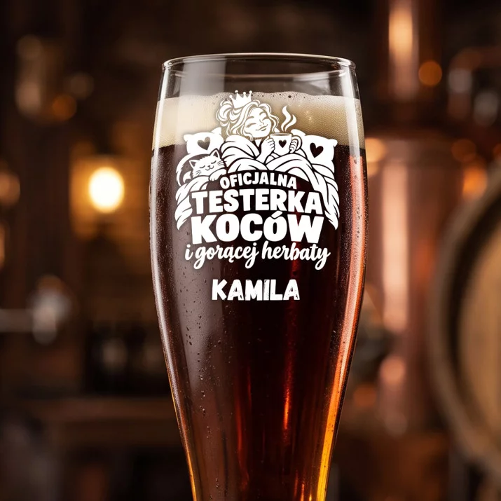 Szklanka Do Piwa Na Mikołajki Prezent Dla Kobiety: Testerka Koców