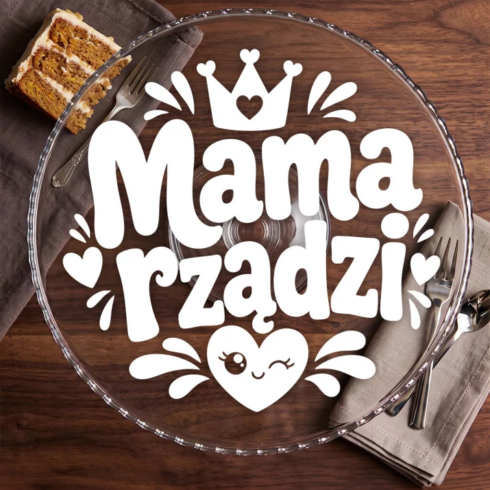 Patera Na Ciasto Dla Mamy Prezent Na Dzień Mamy Dla Kobiety: Kuchenna Królowa