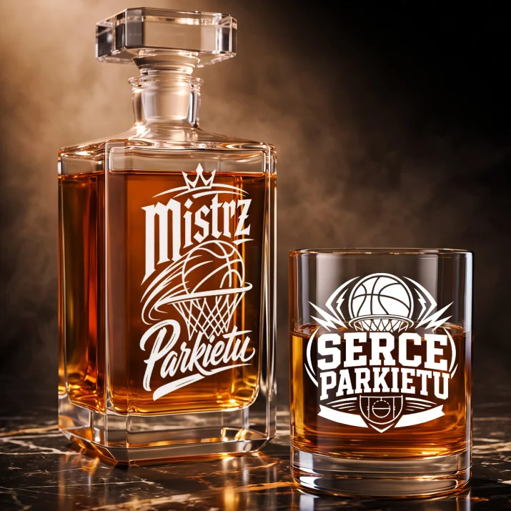 Zestaw Do Whisky Dla Koszykarza Prezent Dla Mężczyzny: Parkietowa Duma