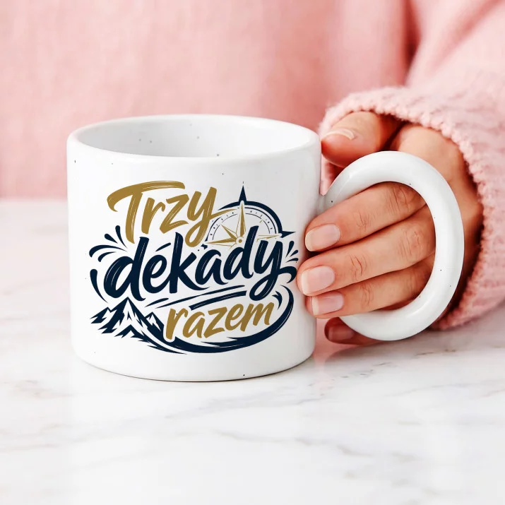 Kubek Z Okrągłym Uchem Na 30 Rocznicę Ślubu Prezent Dla Mężczyzny: Elegancka Męska Kubek Z Okrągłym Uchem Na 30 Rocznicę Ślubu Prezent Dla Mężczyzny: Elegancka Męska