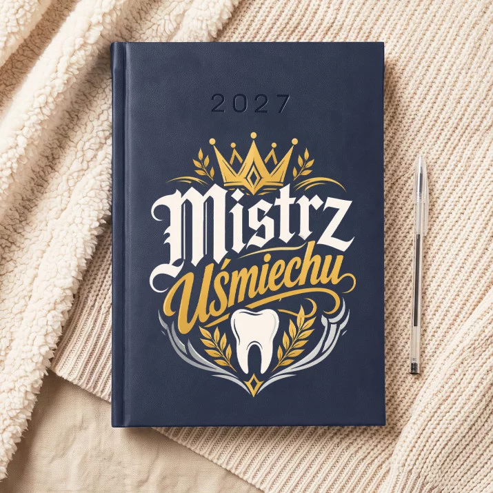 Kalendarz Książkowy A5 2027 Dla Dentysty Prezent Dla Mężczyzny: Elegancja Uśmiechu Kalendarz Książkowy A5 2027 Dla Dentysty Prezent Dla Mężczyzny: Elegancja Uśmiechu