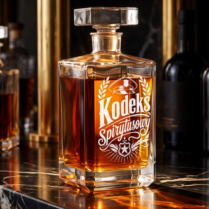 Karafka Do Whisky z Grawerem Dla Policjanta Prezent: Kodeks Spirytusowy Karafka Do Whisky z Grawerem Dla Policjanta Prezent: Kodeks Spirytusowy