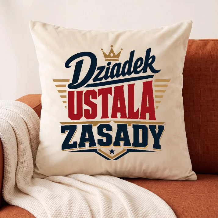 Poduszka Dekoracyjna Na Dzień Dziadka Prezent Dla Dziadka Mężczyzny: Dziadkowski Manifest Poduszka Dekoracyjna Na Dzień Dziadka Prezent Dla Dziadka Mężczyzny: Dziadkowski Manifest