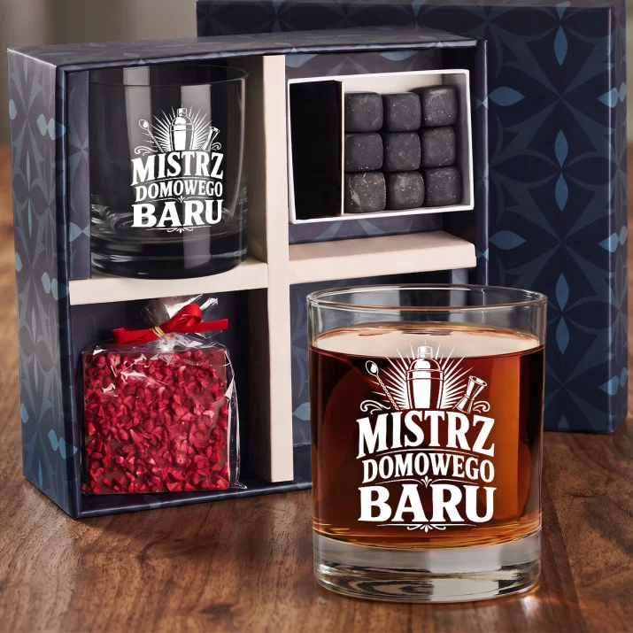 Zestaw Prezentowy Whisky Na Parapetówkę Dla Mężczyzny: Mistrz Domowego Baru