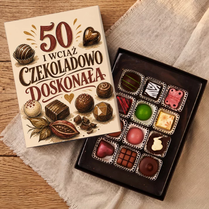 Czekoladki Na 50 Urodziny Prezent Dla Kobiety: Czekoladowo Doskonała 50 Czekoladki Na 50 Urodziny Prezent Dla Kobiety: Czekoladowo Doskonała 50