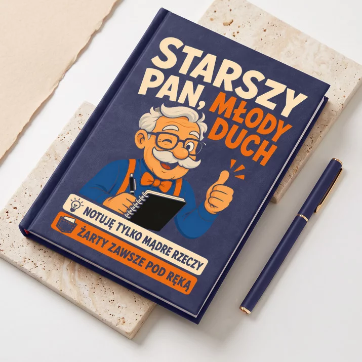 Notatnik A5 Dla Starszego Pana Prezent Dla Mężczyzny: Młody Duchem Dżentelmen Notatnik A5 Dla Starszego Pana Prezent Dla Mężczyzny: Młody Duchem Dżentelmen