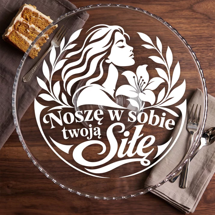 Patera Na Ciasto Na 50 Urodziny Kobiety Prezent Na 50 Urodziny Dla Kobiety: Czuła Siła Patera Na Ciasto Na 50 Urodziny Kobiety Prezent Na 50 Urodziny Dla Kobiety: Czuła Siła