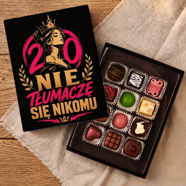 Czekoladki Na 20 Urodziny Prezent Dla Kobiety: 20 Królowa Bez Tłumaczeń Czekoladki Na 20 Urodziny Prezent Dla Kobiety: 20 Królowa Bez Tłumaczeń