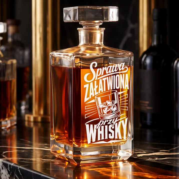 Karafka Do Whisky z Grawerem Dla Prawnika Prezent: Toast Prawny Karafka Do Whisky z Grawerem Dla Prawnika Prezent: Toast Prawny