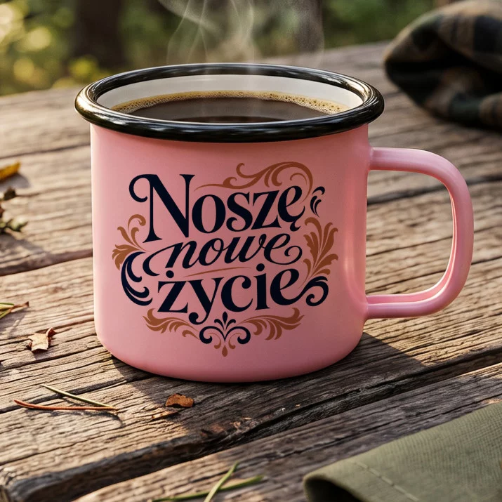 Kubek Emaliowany Dla Ciężarnej Prezent Na Dzień Mamy Dla Kobiety: Manifest Macierzyństwa