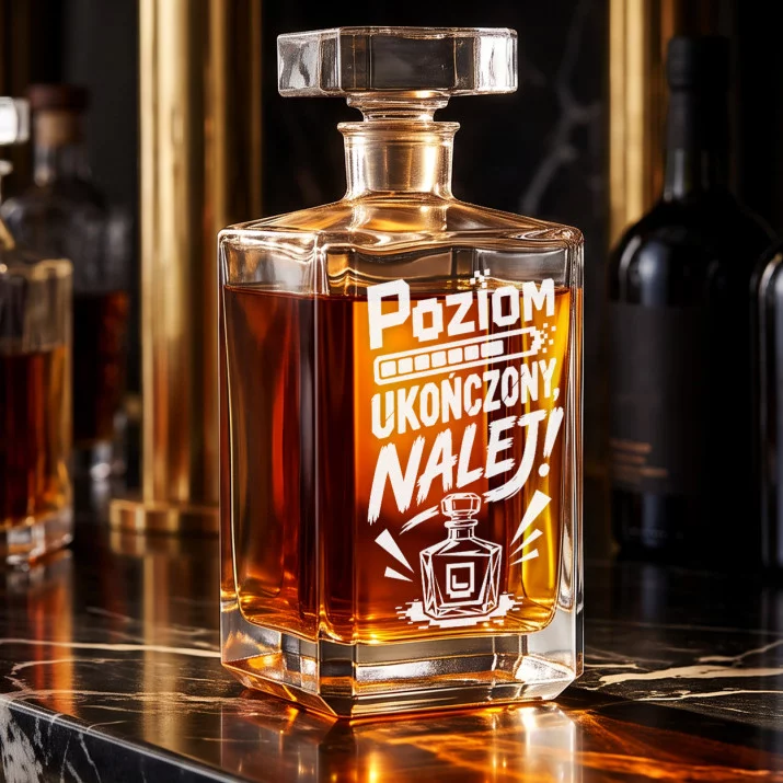 Karafka Do Whisky z Grawerem Dla Gamera Prezent: Triumf Gracza Karafka Do Whisky z Grawerem Dla Gamera Prezent: Triumf Gracza