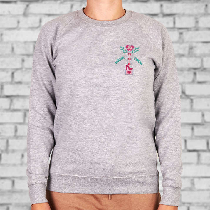 100% wdzięku - Bluza damska bez kaptura