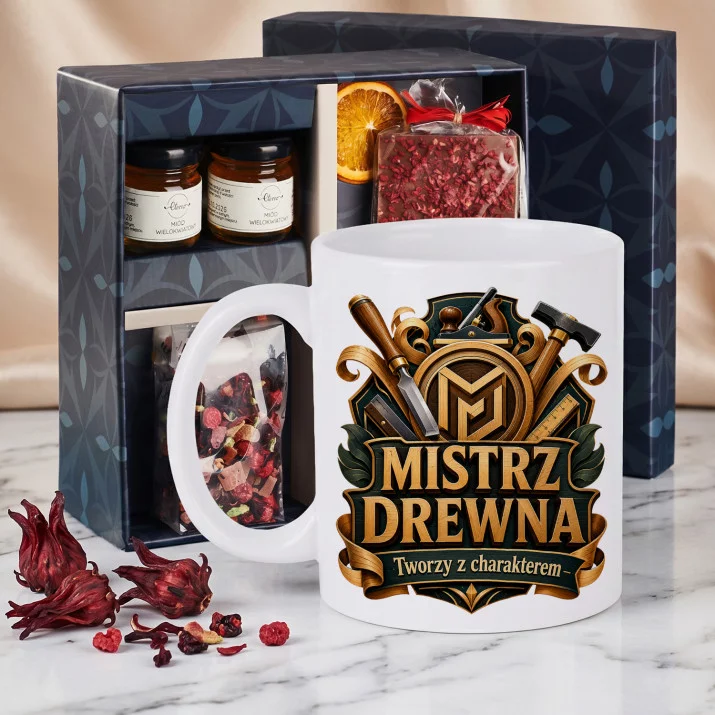 Zestaw Prezenowy Z Kubkiem Dla Stolarza: Mistrz Drewna
