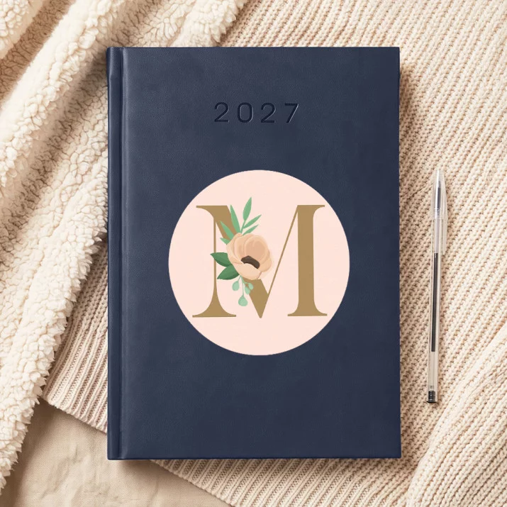 Monogram kwiaty - Kalendarz Monogram kwiaty - Kalendarz