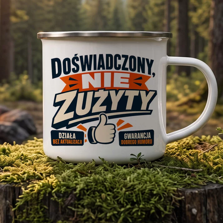 Kubek Emaliowany Na 40 Urodziny Prezent Dla 40 Latka Mężczyzny: Dojrzały Humor Kubek Emaliowany Na 40 Urodziny Prezent Dla 40 Latka Mężczyzny: Dojrzały Humor