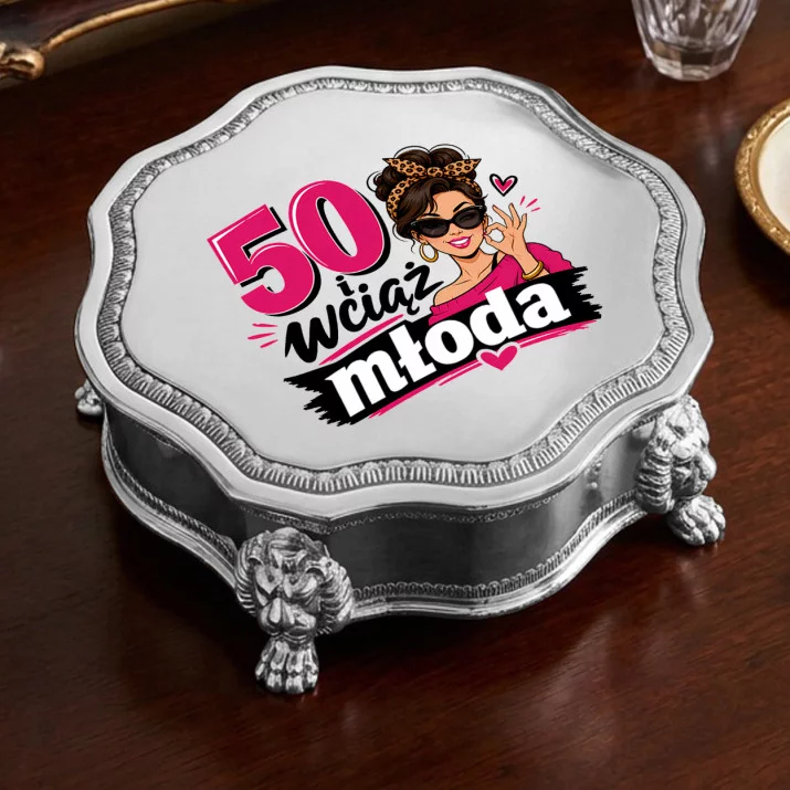 Szkatułka Na Biżuterię Na 50Tke Prezent Dla 50 Latki Kobiety: Zabawna Elegancja Szkatułka Na Biżuterię Na 50Tke Prezent Dla 50 Latki Kobiety: Zabawna Elegancja
