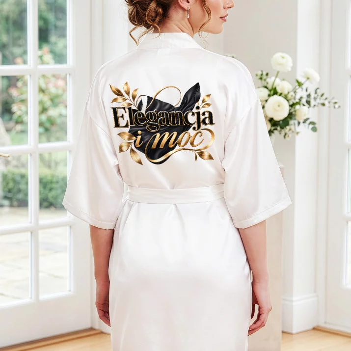 Szlafrok Satynowy Dla Szefowej Prezent Dla Kobiety: Elegancja I Moc Szlafrok Satynowy Dla Szefowej Prezent Dla Kobiety: Elegancja I Moc