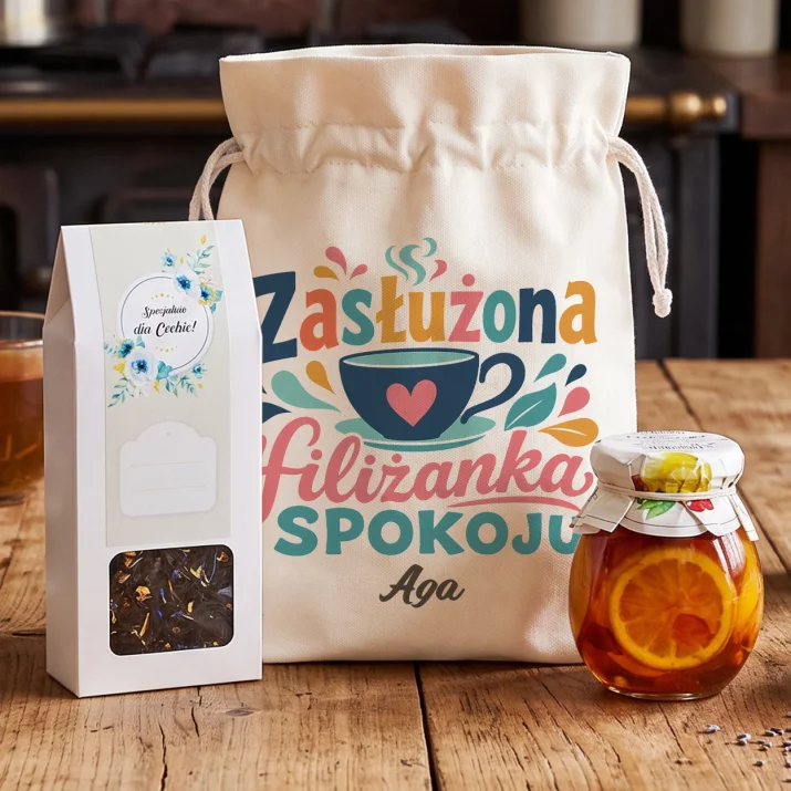 Zestaw Herbaciany Na Urodzenie Dziecka Prezent Dla Kobiety: Filiżanka Spokoju