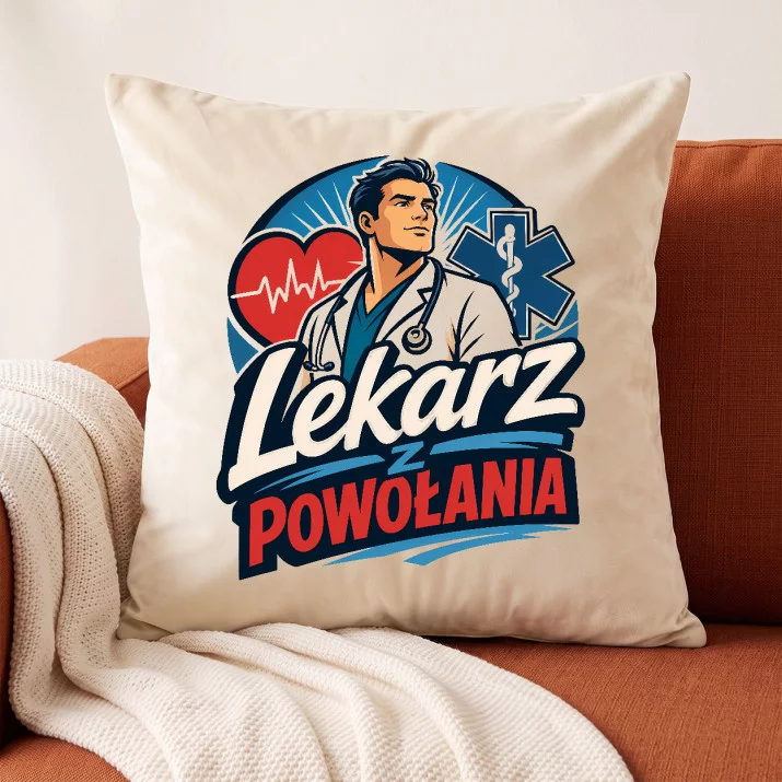 Poduszka Dekoracyjna Dla Lekarza Prezent Dla Mężczyzny: Duma Medycyny