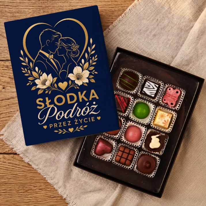 Czekoladki Dla Pary Młodej Prezent Na Ślub : Słodka Podróż Przez Życie Czekoladki Dla Pary Młodej Prezent Na Ślub : Słodka Podróż Przez Życie