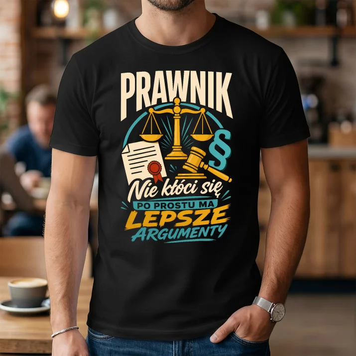 Koszulka Męska Dla Prawnika Prezent Dla Mężczyzny: Prawnik Się Nie