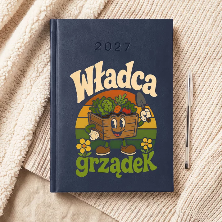 Kalendarz Książkowy A5 2027 Dla Ogrodnika Prezent Dla Mężczyzny: Retro Maskotka Ogrodnika Kalendarz Książkowy A5 2027 Dla Ogrodnika Prezent Dla Mężczyzny: Retro Maskotka Ogrodnika
