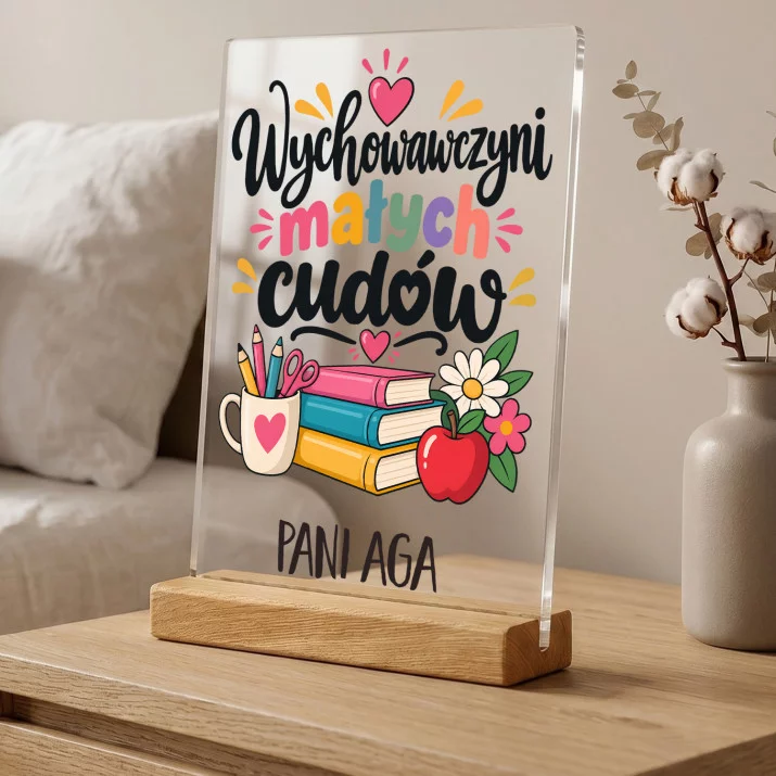 Druk Na Szkle Dla Wychowawczyni Prezent Dla Kobiety: Wychowawczyni Małych Druk Na Szkle Dla Wychowawczyni Prezent Dla Kobiety: Wychowawczyni Małych