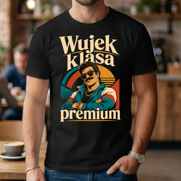Koszulka Męska Dla Wujka Prezent Dla Mężczyzny: Wujek Klasa Premium